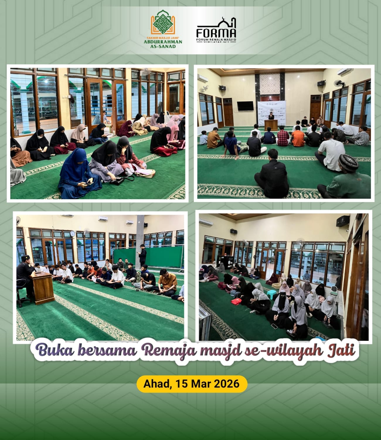 2603 Buka Bersama Remaja Masjid Se Jati Mulur Full
