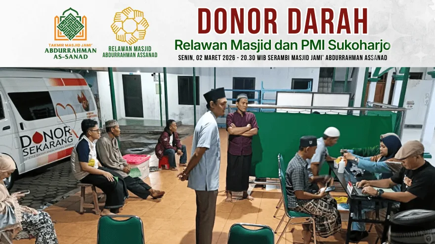 Relawan Donor Darah Ramadhan Masjid Abdurrahman Assanad Th