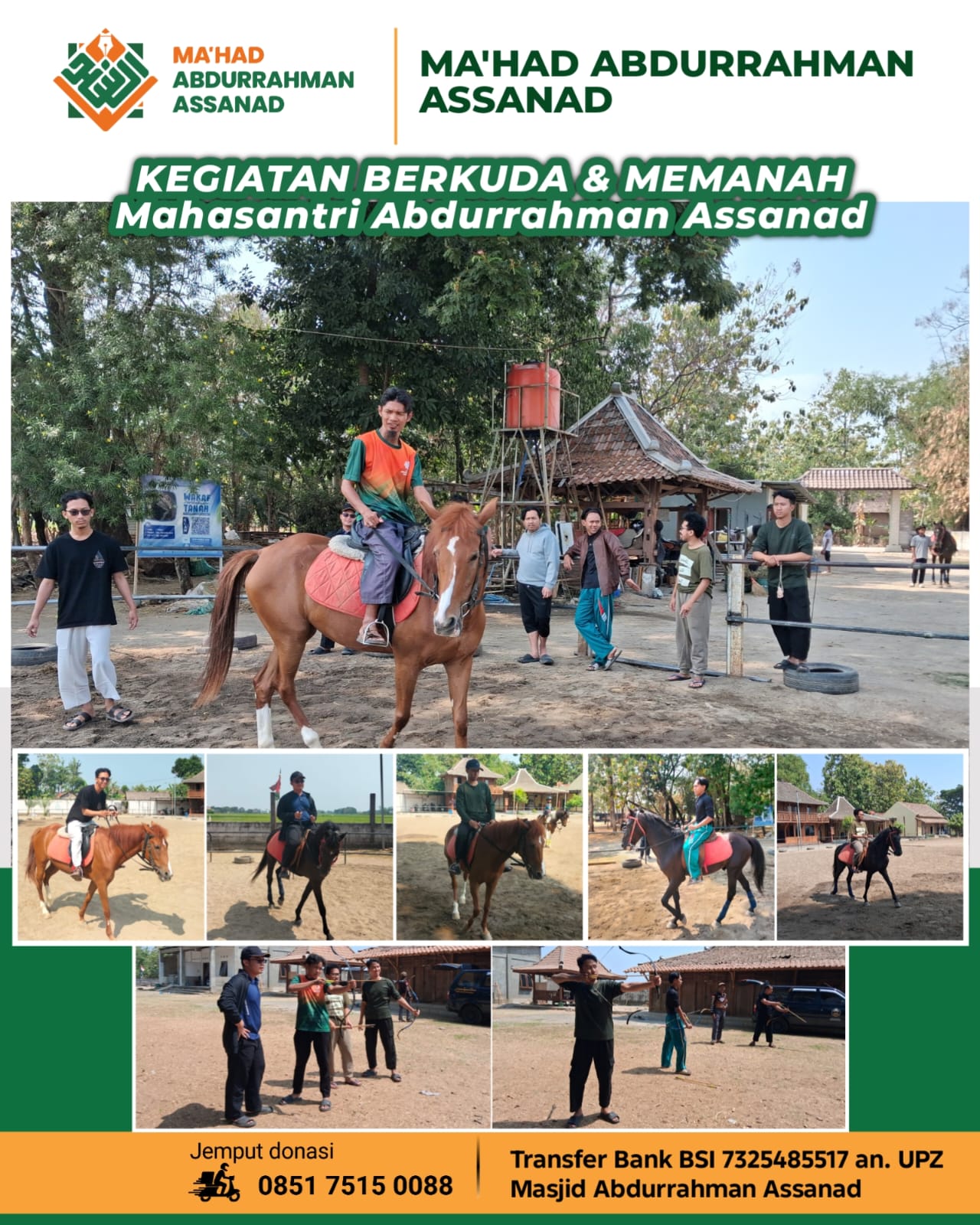 Mahasantri Memanah Berkuda Poster
