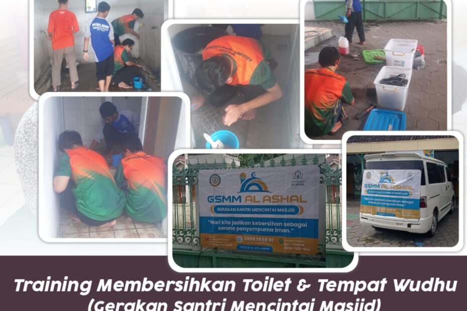 Pelatihan Kebersihan - Gerakan Santri Mencintai Masjid