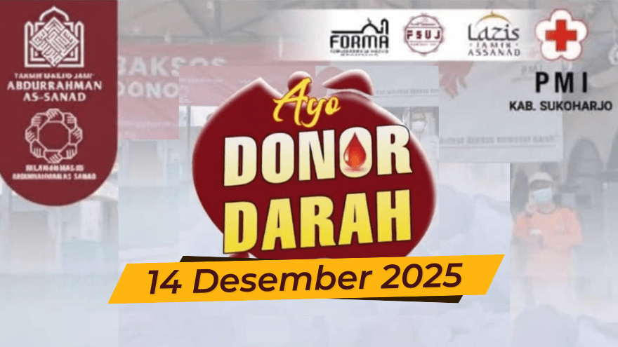 Relawan Assanad Donor Darah Desember 2025 Feat