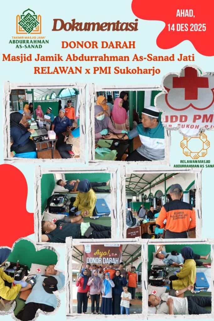 Donor Darah Relawan Masjid
