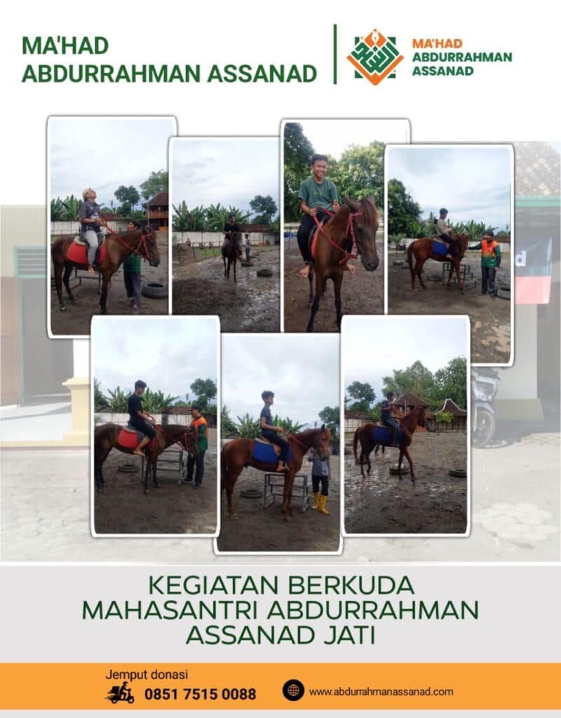 Kegiatan Berkuda Mahasantri Abdurrahman Assanad