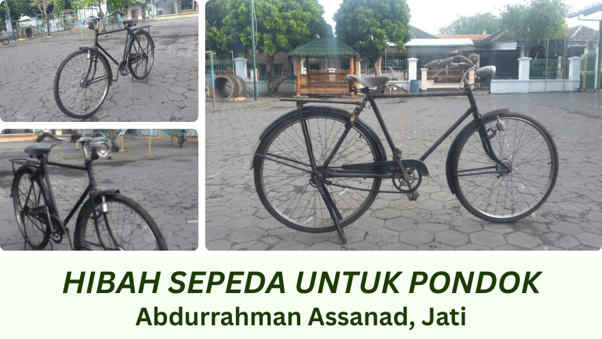 Hibah Sepeda Ontel Pondok Pesantren Abdurrahman Assanad
