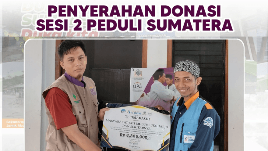 Penyerahan Donasi Sumatra Sesi 2 Feat