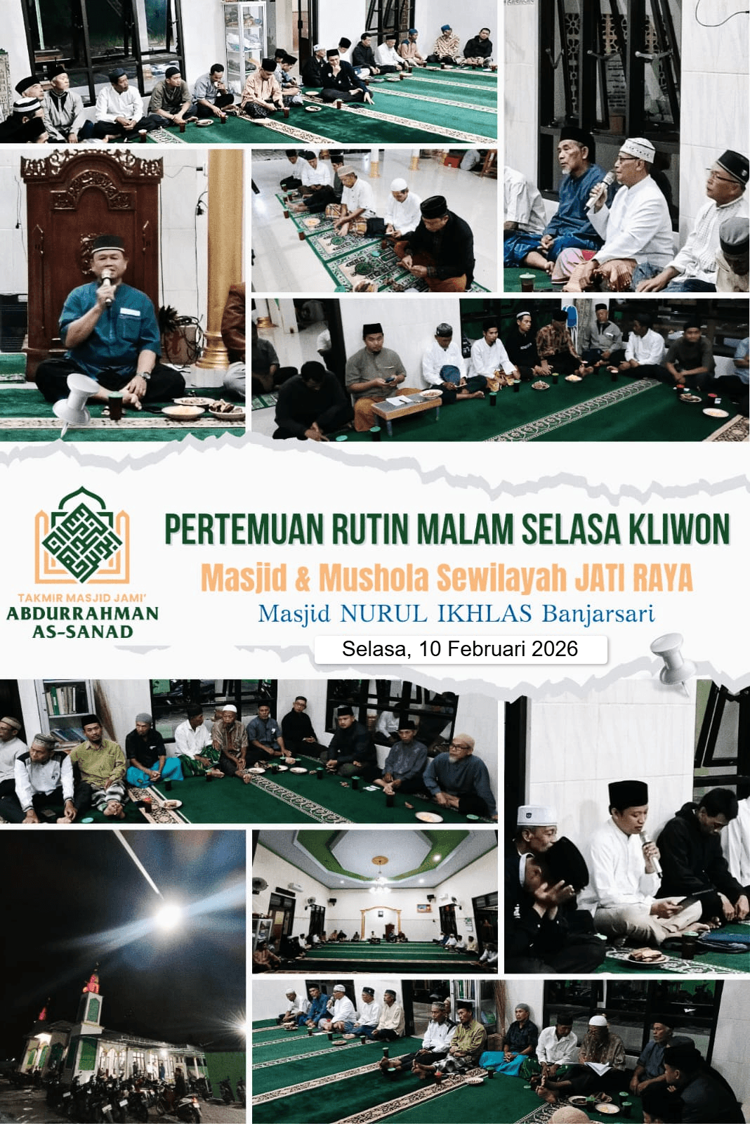 Kabar 260210 Pertemuan Masjid Mushola Sejati Nurul Ikhlas Banjarsari E