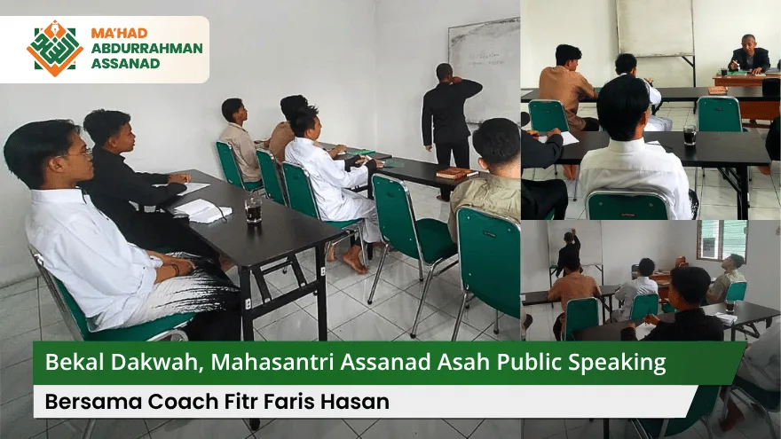 Mahasantri Mahad Assanad Asah Public Speaking