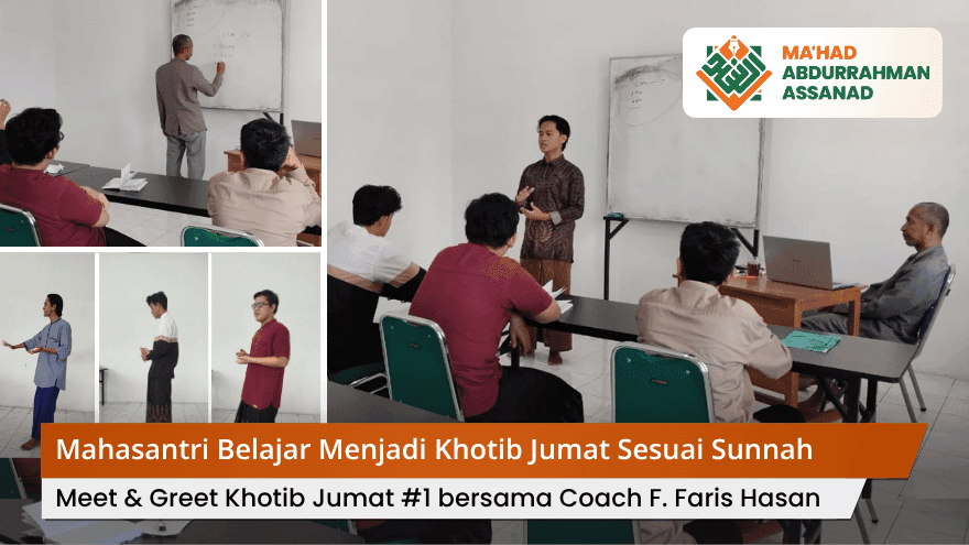 Mahasantri Belajar Menjadi Khatib Jumat Sesuai Sunnah