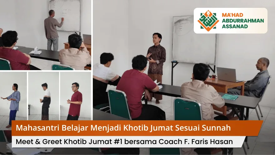 Mahasantri Belajar Menjadi Khatib Jumat Sesuai Sunnah