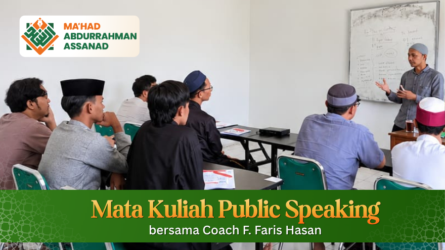 Belajar Public Speaking Mahasantri Coach Faris Hasan 3