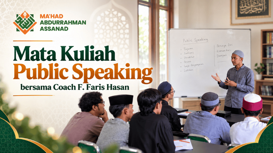 Belajar Public Speaking Mahasantri Coach Faris Hasan 4