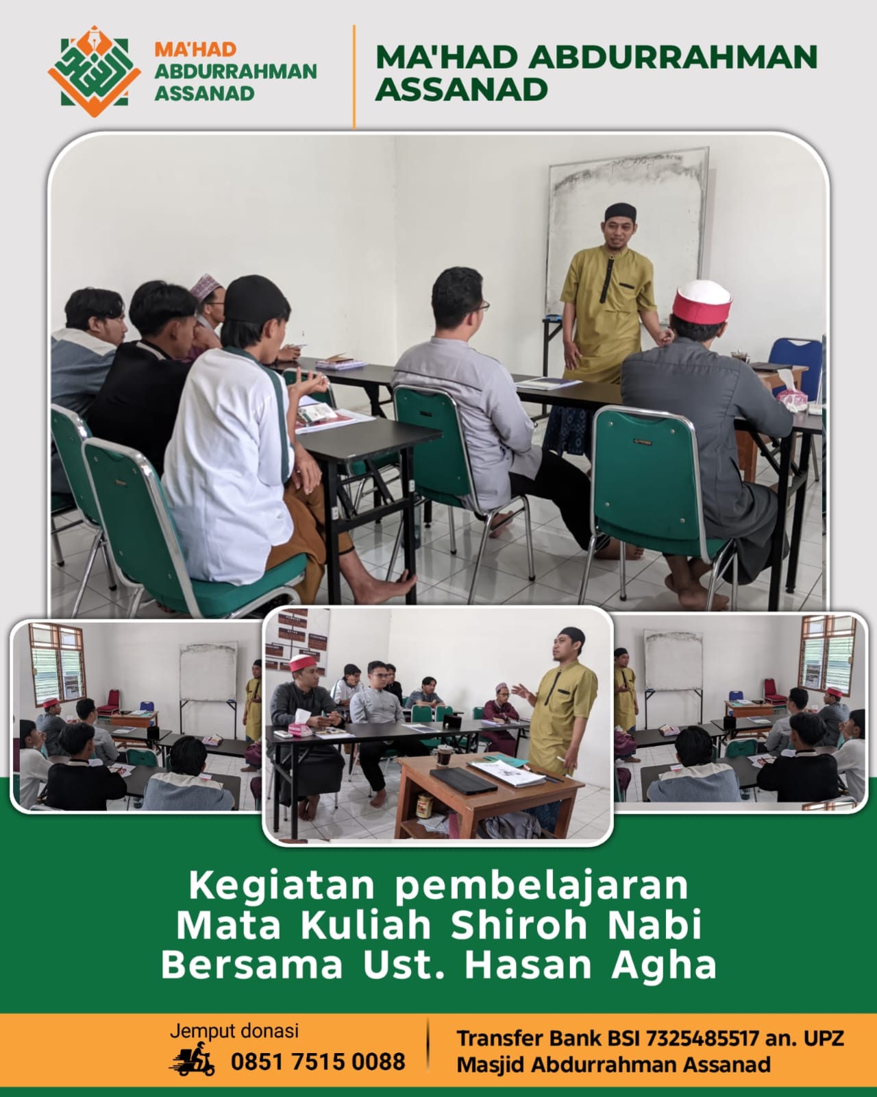 Siroh Nabi Ustadz Hasan Agha Poster