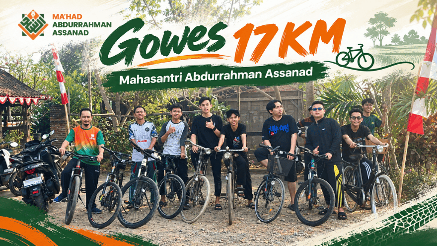 Gowes 17km Mahasantri Abdurrahman Assanad