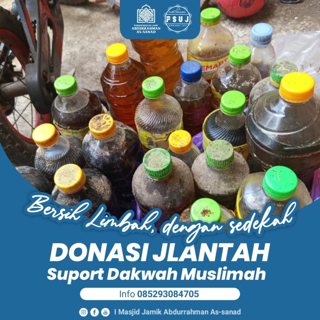 Kilas 251101 Umahat Muslimah Sedekah Minyak Jelantah