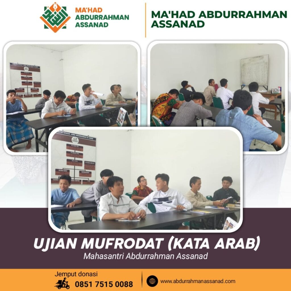 Ujian Mufrodat Mahasantri Pesantren: