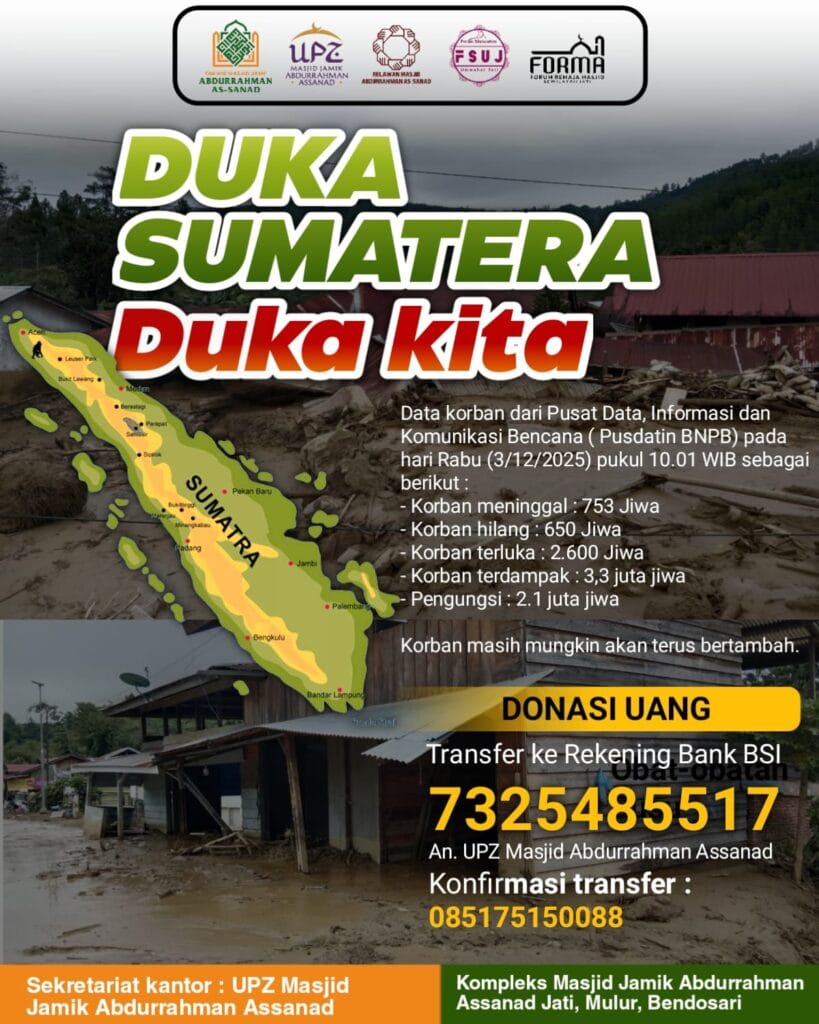 Open Donasi Bencana Sumatera