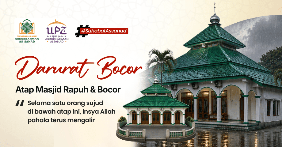 Darurat Rehab Atap Masjid